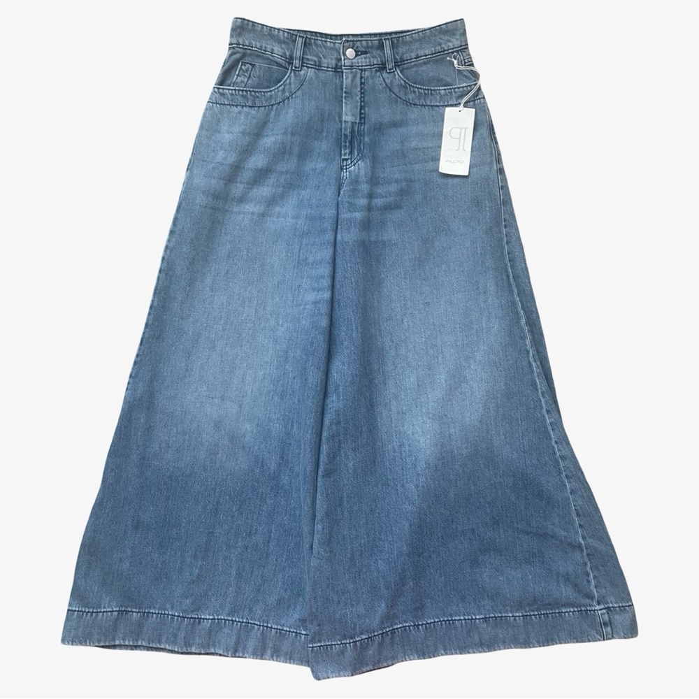 Anthropologie Pilcro Mid-Rise Super Wide Leg Jeans
Elkhorn Coral Blue 30 NWT - Picture 2 of 16